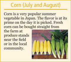 Corn (July and August)
