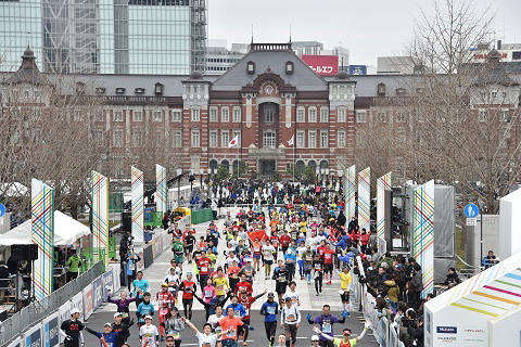 2018东京马拉松的照片