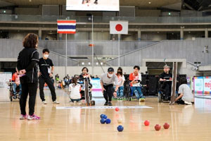 东京都共同主办的滚木球戏东京杯2022supported by（由日本邮政保险支持）的照片4