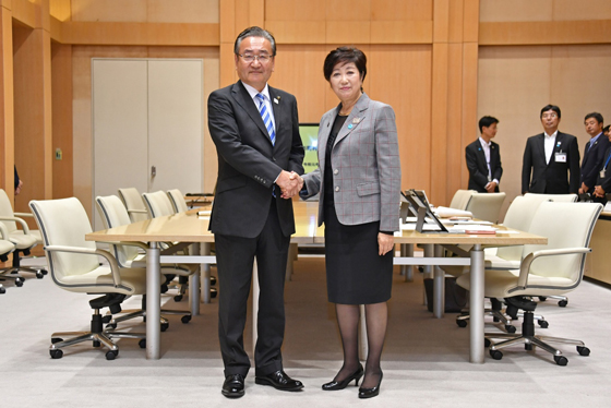 区市町村長との意見交換の写真3