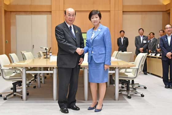 区市町村長との意見交換の写真2