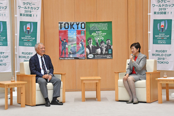 表敬訪問（日本ラグビーフットボール協会会長）の写真2