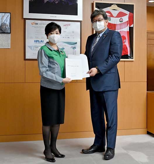 全国知事会国産木材活用プロジェクトチーム要請活動の写真2