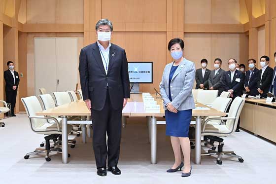区市町村長との意見交換（板橋区）の写真