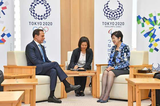 小池知事とジョアン・ドリア ブラジル・サンパウロ州知事の写真2