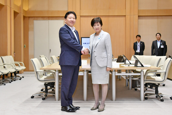 区市町村長との意見交換の写真3