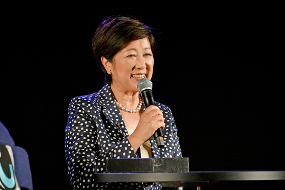 「Festival d‘ été ODAIBA 2019」での小池知事の写真2