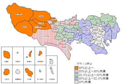 人口割合のマップの画像