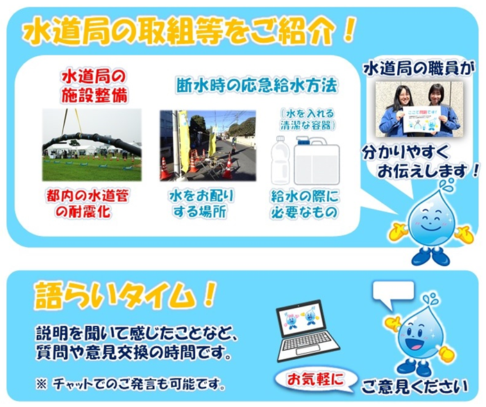 水道局の取組の画像
