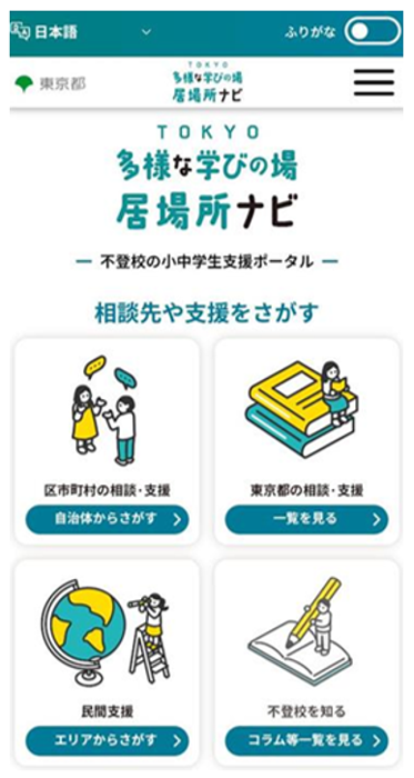 検索ページの画像