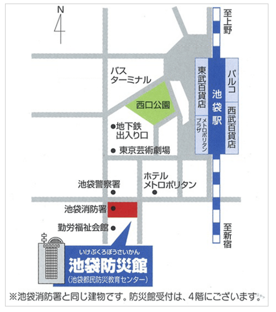 会場までの地図の画像