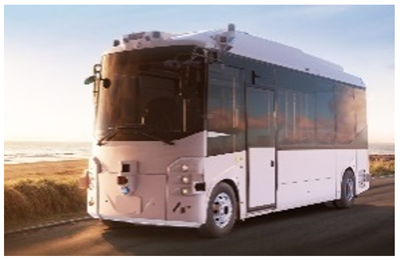 自動運転車両の写真