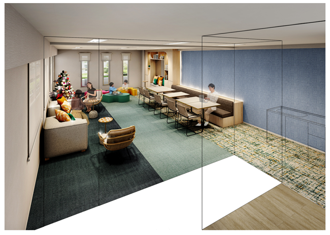 コミュニティラウンジイメージの写真