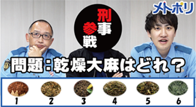 メトポリvsリアル刑事 警察官ならわかって当然？薬物クイズの画像1