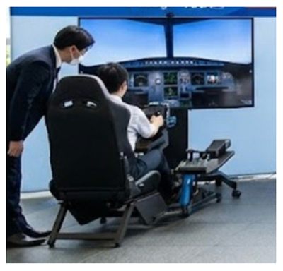 Joby操縦シミュレーターの写真