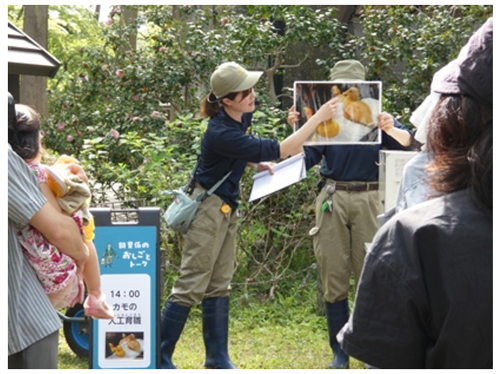 昨年のトークの様子の写真