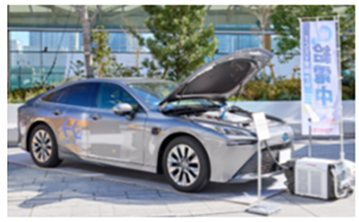 燃料電池自動車の写真