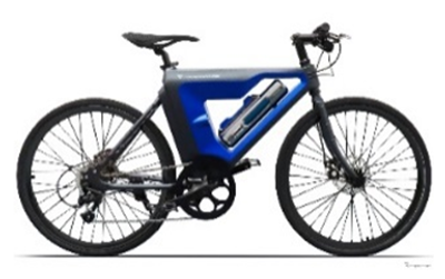 水素自転車の写真