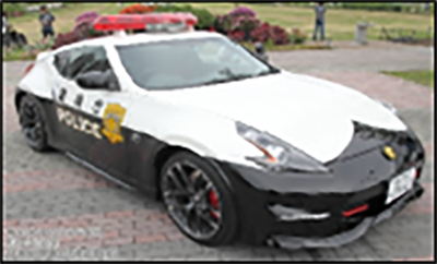 パトカーの写真