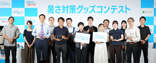 受賞グッズ12企業フォトセッションの写真