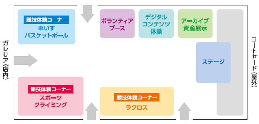 会場図の画像