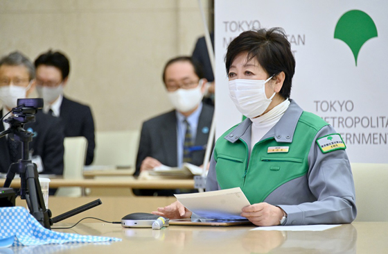 テレビ会議（赤羽国土交通大臣）の写真2