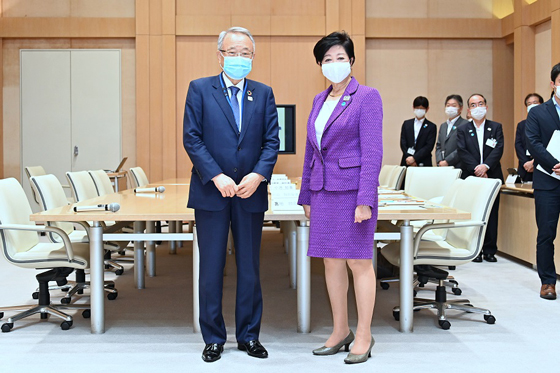 区市町村長との意見交換（豊島区）の写真