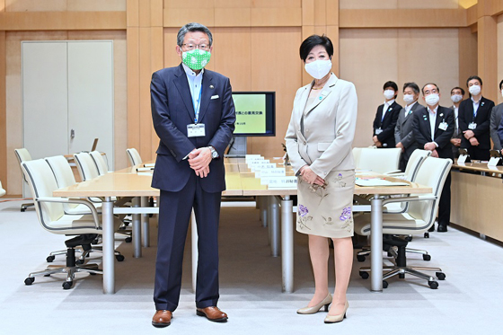 区市町村長との意見交換（東村山市）の写真