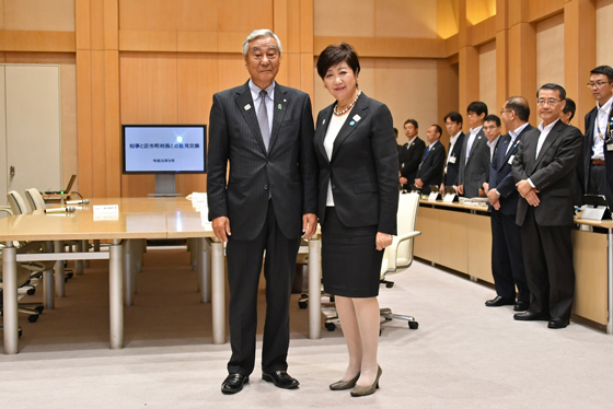 区市町村長との意見交換の写真3