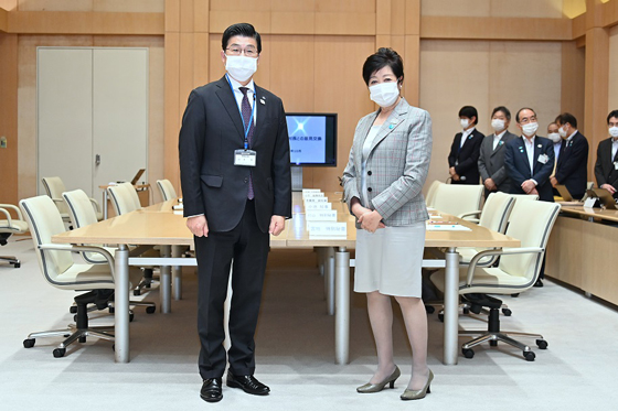 区市町村長との意見交換（墨田区）の写真