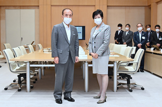 区市町村長との意見交換（練馬区）の写真