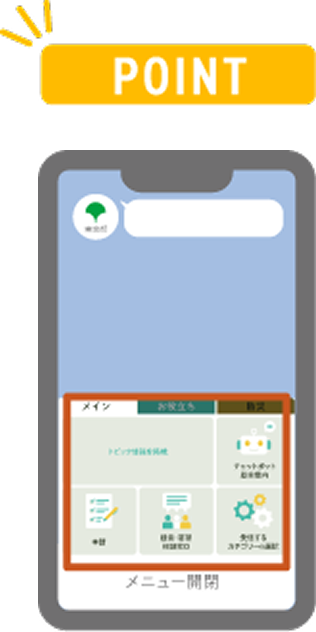 リッチメニューのポイント