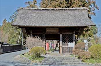 A photo of the Sanmon Gate (Nio-mon)