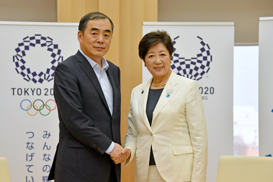 孔鉉佑駐日中華人民共和国大使との面会の写真1