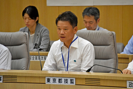 9月20日付で就任した宮坂副知事の写真