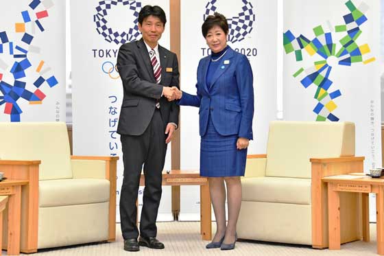 面会（群馬県知事 山本一太氏）の写真1