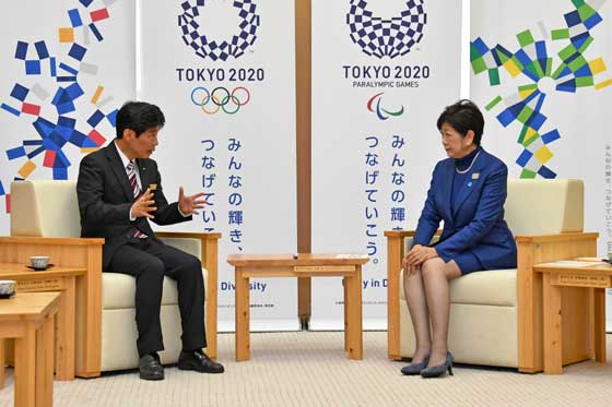 面会（群馬県知事 山本一太氏）の写真2