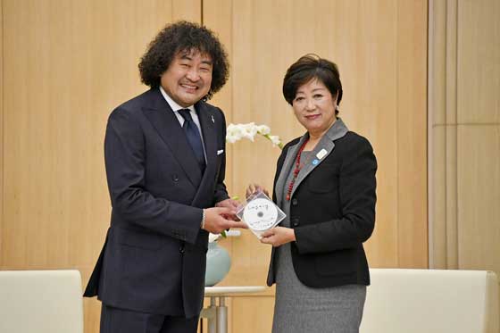 葉加瀬太郎氏との面会の写真