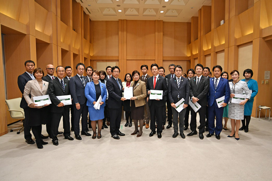 東京都予算に対する都議会各会派からの要望の写真1