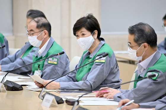 第7回東京都新型コロナウイルス感染症モニタリング会議の写真