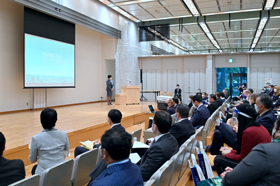 新型コロナウイルス感染症対策に関する在京大使等との連絡会の写真2