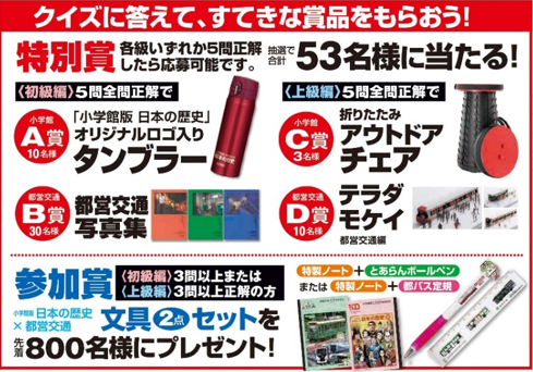 交通局 小学館とコラボ クイズラリーを実施 東京都
