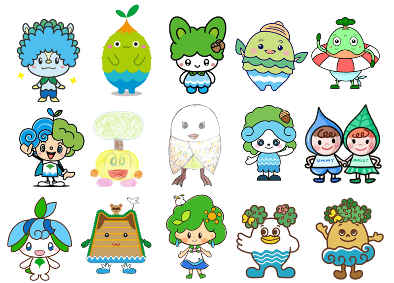 海の森公園マスコットキャラクター人気投票｜東京都