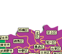 都内区市町村マップ